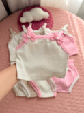 ست تاپ و شورتک پاپیونی🎀