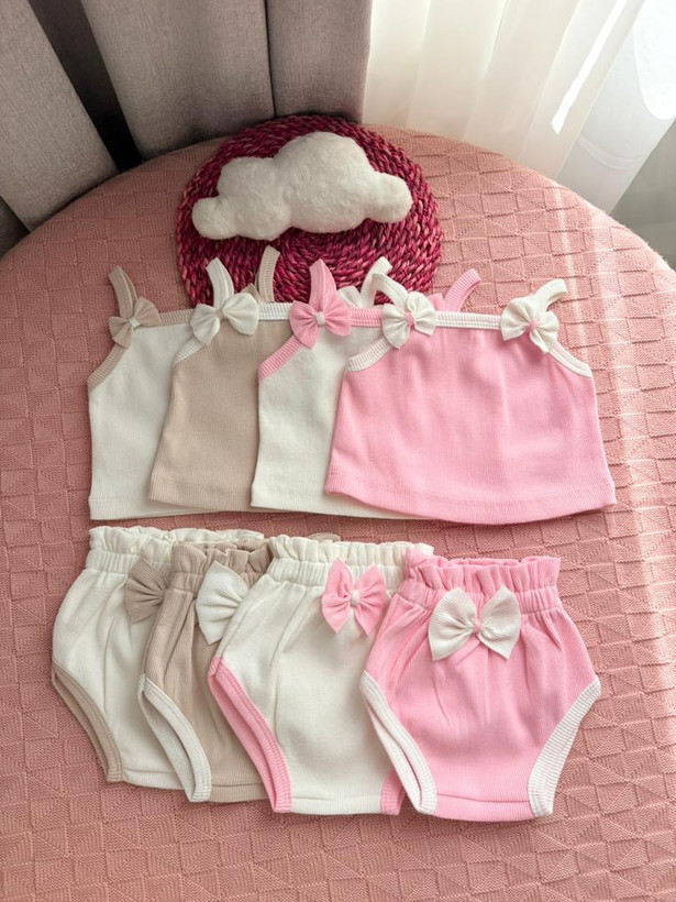 ست تاپ و شورتک پاپیونی🎀