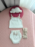 ست تاپ و شورتک پاپیونی🎀